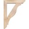 Ekena Millwork Funston Slat Smooth Bracket w/ Offset Brace, Douglas Fir, 5 1/2"W x 24"D x 32"H BKT0604X24X32FST06SDF - alternate 3